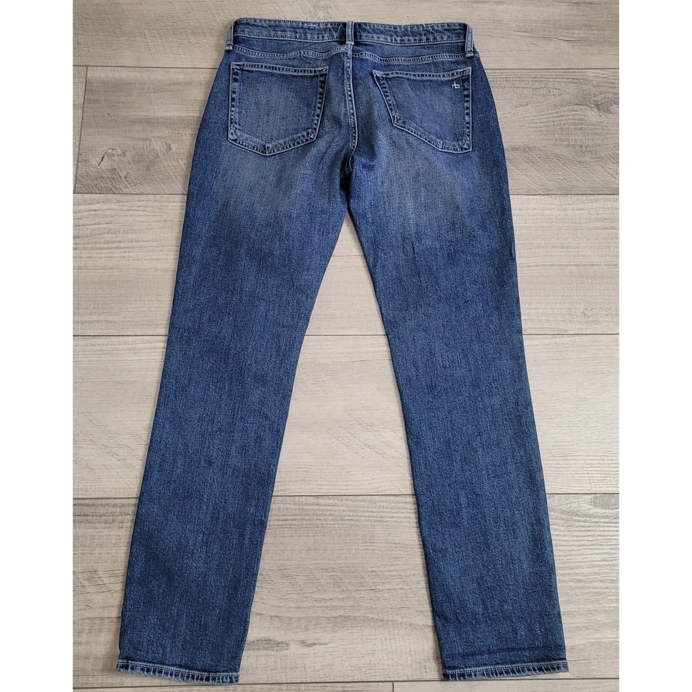 👖Rag & Bone Jeans Womens 26 Medium Wash Dre Low-Rise Slim Boyfriend Jeans 30x30 - Picture 7 of 16